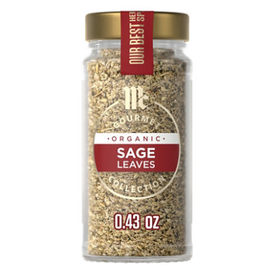 McCormick Gourmet Organic Sage Leaves - 0.43 Oz