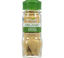 McCormick Gourmet Organic Ground Thyme - 1.25 Oz