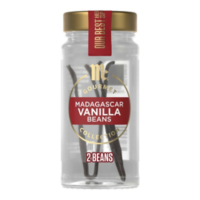 McCormick Gourmet All Natural Madagascar Vanilla Beans - 2 ct