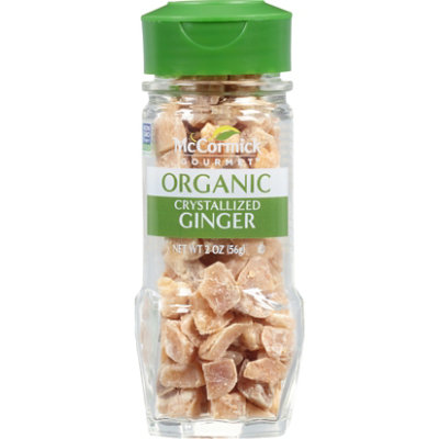 McCormick Gourmet Organic Crystallized Ginger - 2 Oz - Image 1