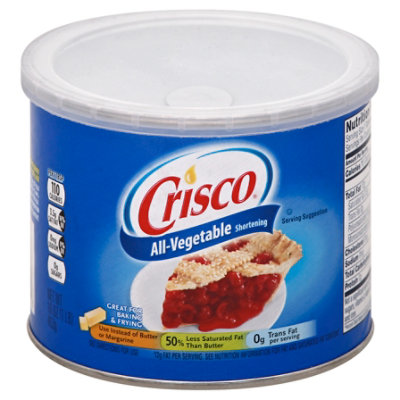 Crisco Shortening AllVegetable 16 Oz Haggen