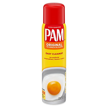 PAM Non Stick Original Cooking Spray - 8 Oz - Image 2