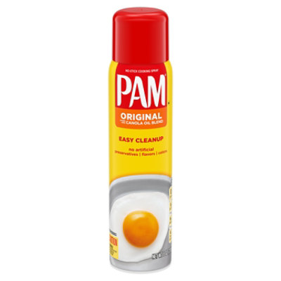 PAM Non Stick Original Cooking Spray - 8 Oz - Image 1