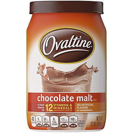 Ovaltine Powder Drink Mix Chocolate Malt - 12 Oz - Image 3
