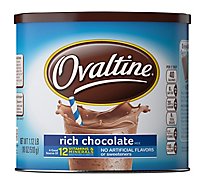 Ovaltine Powder Drink Mix Rich Chocolate - 18 Oz