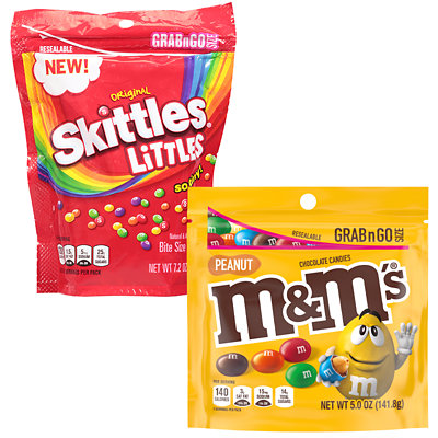 m ms skittles or starburst minis grab go candy Jewel-osco Coupon