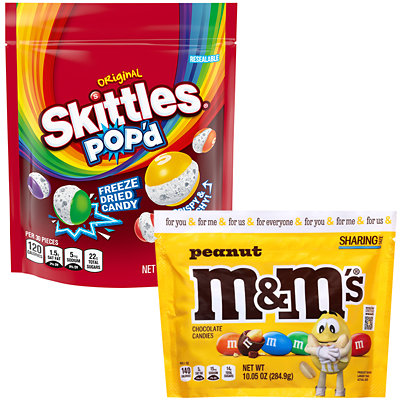 skittles pop d or m m s sharing bag Albertsons Coupon