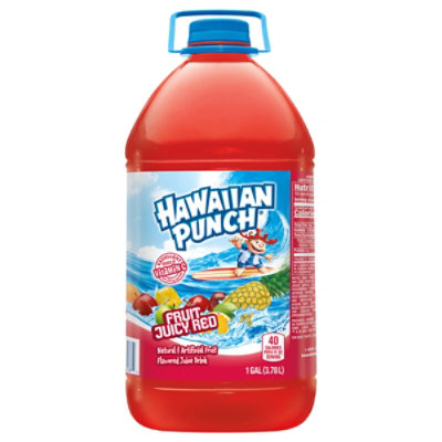 HAWAIIAN PUNCH Flavored Juice Drink Fruit Juicy Red - 128 Fl. Oz.