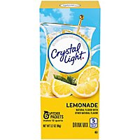 Crystal Light Lemonade Naturally Flavored Powdered Drink Mix Pitcher Packets - 6 Count - Image 2