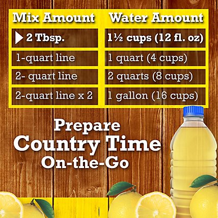 Country Time Lemonade Naturally Flavored Powdered Drink Mix Canister - 19 Oz - Image 2