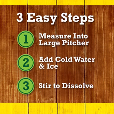 Country Time Lemonade Naturally Flavored  with other natural flavor Powdered Drink Mix - 19 Oz - Image 2