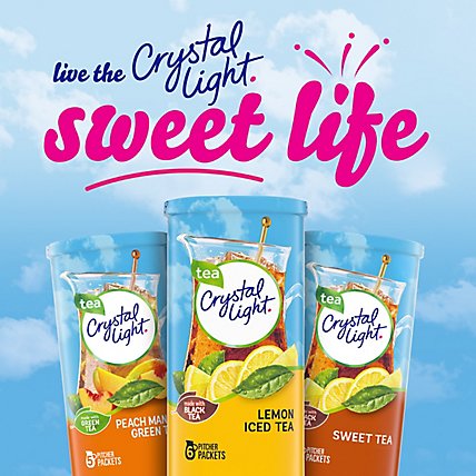 Crystal Light Drink Mix Pitcher Packs Iced Tea Lemon 6 Count - 1.4 Oz - Image 6