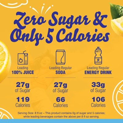 Crystal Light Lemon Iced Tea Naturally Flavored Powdered Drink Mix - 6 Count - Image 3