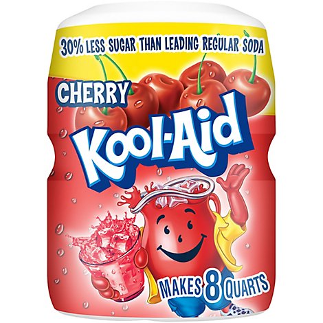 Kool-Aid Drink Mix Sweetened Cherry Makes 8 Quarts - 19 Oz
