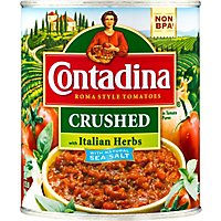 Contadina Tomatoes Roma Style Crushed in Tomato Puree with Italian Herbs - 28 Oz - Image 2