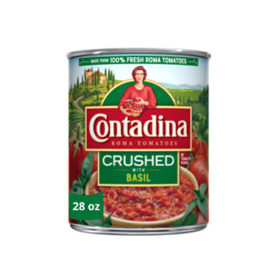 Contadina Tomatoes Roma Style Crushed in Tomato Puree with Italian Herbs - 28 Oz - Image 1