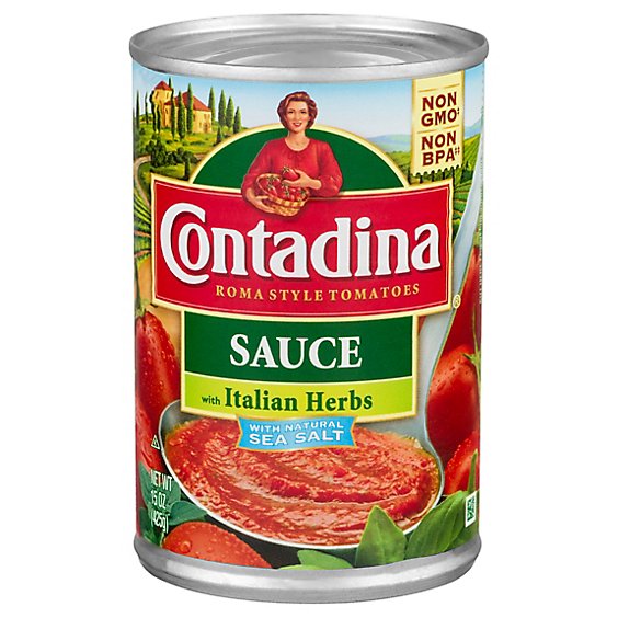 Contadina Tomato Sauce Roma Style With Italian Herbs - 15 Oz
