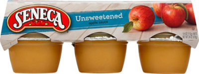 Seneca Apple Sauce No Sugar Added Cups - 6-4 Oz