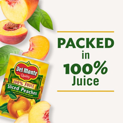 Del Monte Peaches Sliced in 100% Juice - 15 Oz - Image 4