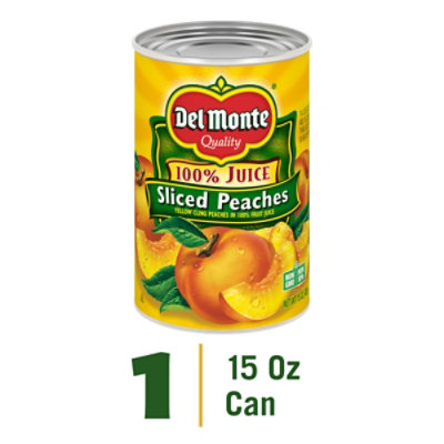 Del Monte Peaches Sliced in 100% Juice - 15 Oz - Image 3