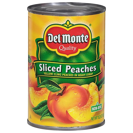 Del Monte Peaches Sliced in Heavy Syrup - 15.25 Oz