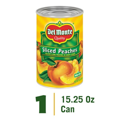 Del Monte Peaches Sliced in Heavy Syrup - 15.25 Oz - Image 3