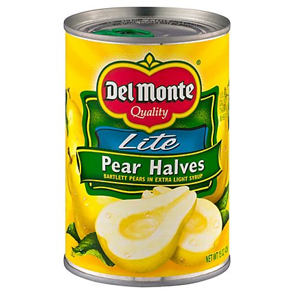 Del Monte Pears Halves in Light Syrup - 15 Oz - Image 1