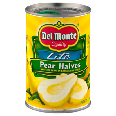 Del Monte Pears Halves in Light Syrup - 15 Oz