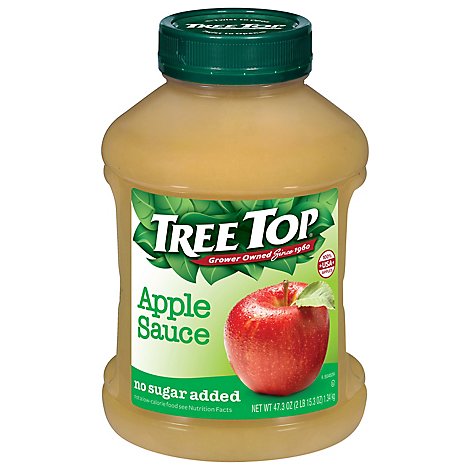 Tree Top Apple Sauce No Sugar Added - 47.3 Oz