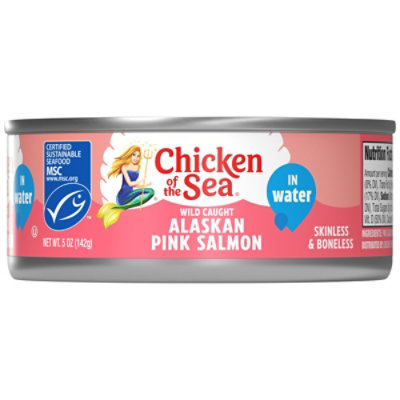 Chicken of the Sea Water Chunk Style Pink Salmon - 5 Oz - Image 2