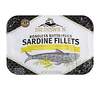 Brunswick Sardines Fillets in Mustard & Dill Sauce - 3.75 Oz