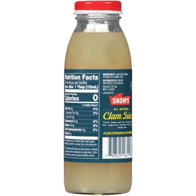 Snows Clam Juice - 8 Oz - Image 6