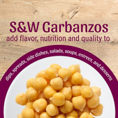 S&W Garbanzos - Chick Peas - 15.5 Oz - Image 2