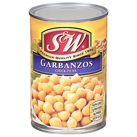 S&W Beans Garbanzo - 15.5 Oz