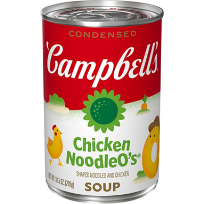 Campbell's Condensed Chicken Noodle O's Soup - 10.5 Oz