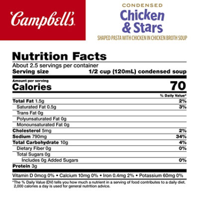 Campbell's Condensed Chicken and Stars Soup - 10.5 Oz - Image 4