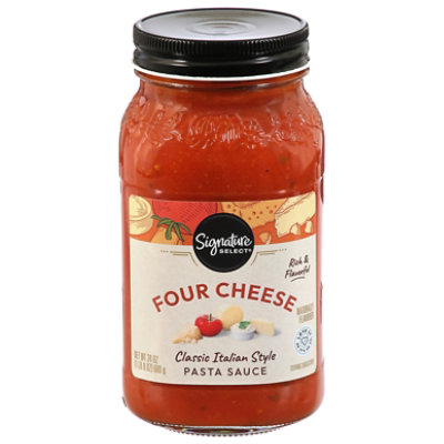 Signature SELECT Pasta Sauce Four Cheese Jar - 24 Oz - Image 3