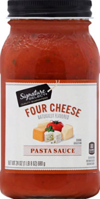 Signature SELECT Pasta Sauce Four Cheese Jar - 24 Oz - Image 2