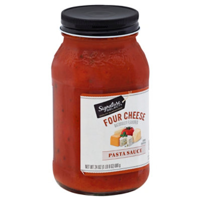 Signature SELECT Pasta Sauce Four Cheese Jar - 24 Oz - Image 1