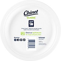 Chinet Plates Paper Dinner Classic White 10 3/8 Inches - 32 Count - Image 4