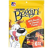 Beggin Dog Treats With Bacon & Cheese - 6 Oz