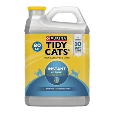 Instant action immediate shop odor control cat litter