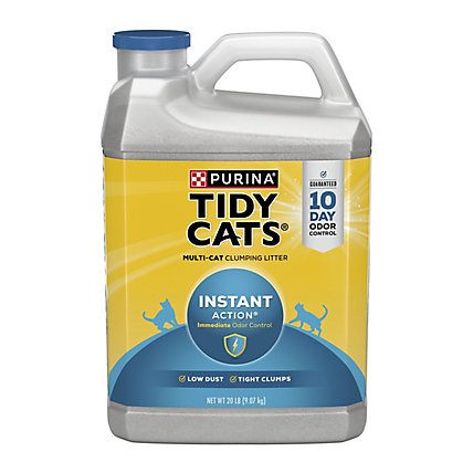 Purina Tidy Cats Cat Litter Clumping Instant Action - 20 Lb - Image 1