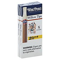 William Penn Willow Tip Cigars - 2-5 Count - Image 1