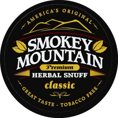 Smokey Mountain Herbal Snuff Premium Classic - 1 Oz - Image 2