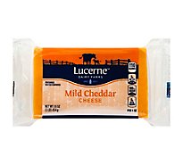 Lucerne Cheese Natural Mild Cheddar - 16 Oz