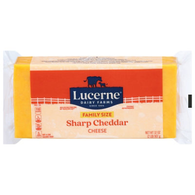 Lucerne Cheese Sharp Cheddar - 32 Oz - Image 2