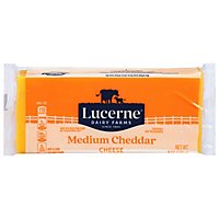 Lucerne Cheese Medium Cheddar - 8 Oz - Image 2