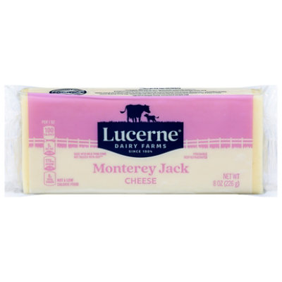 Lucerne Cheese Monterey Jack - 8 Oz