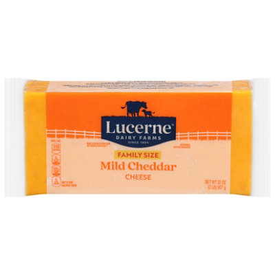 Lucerne Cheese Natural Mild Cheddar - 32 Oz - Image 2